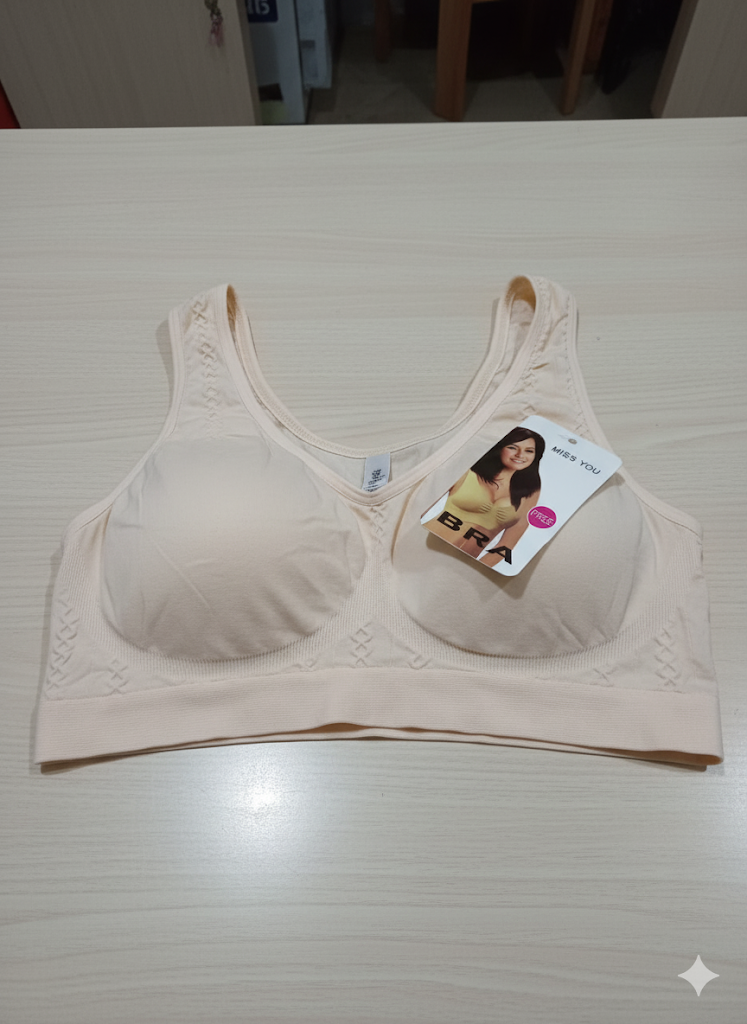 Skin Color Sports Bra - Non Padded