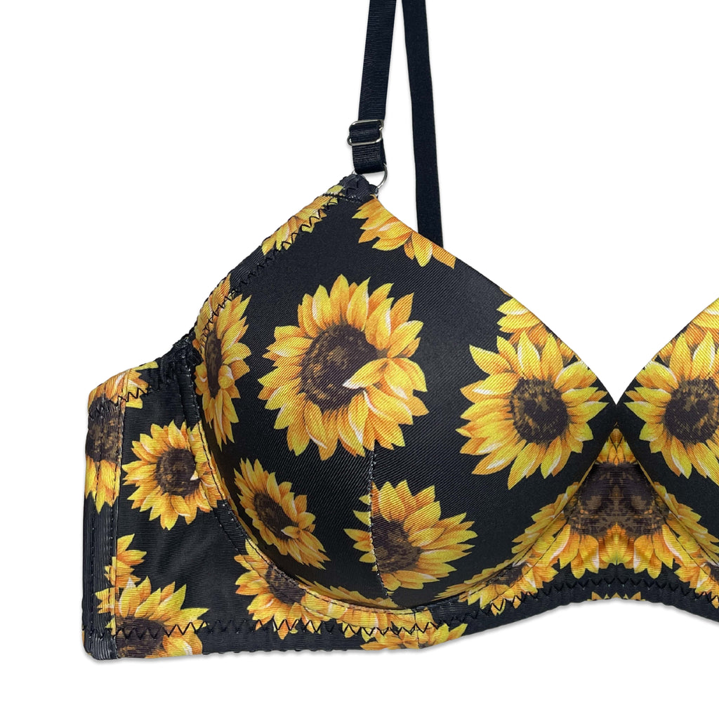 Bex Printed Padded Bra and Panty Set