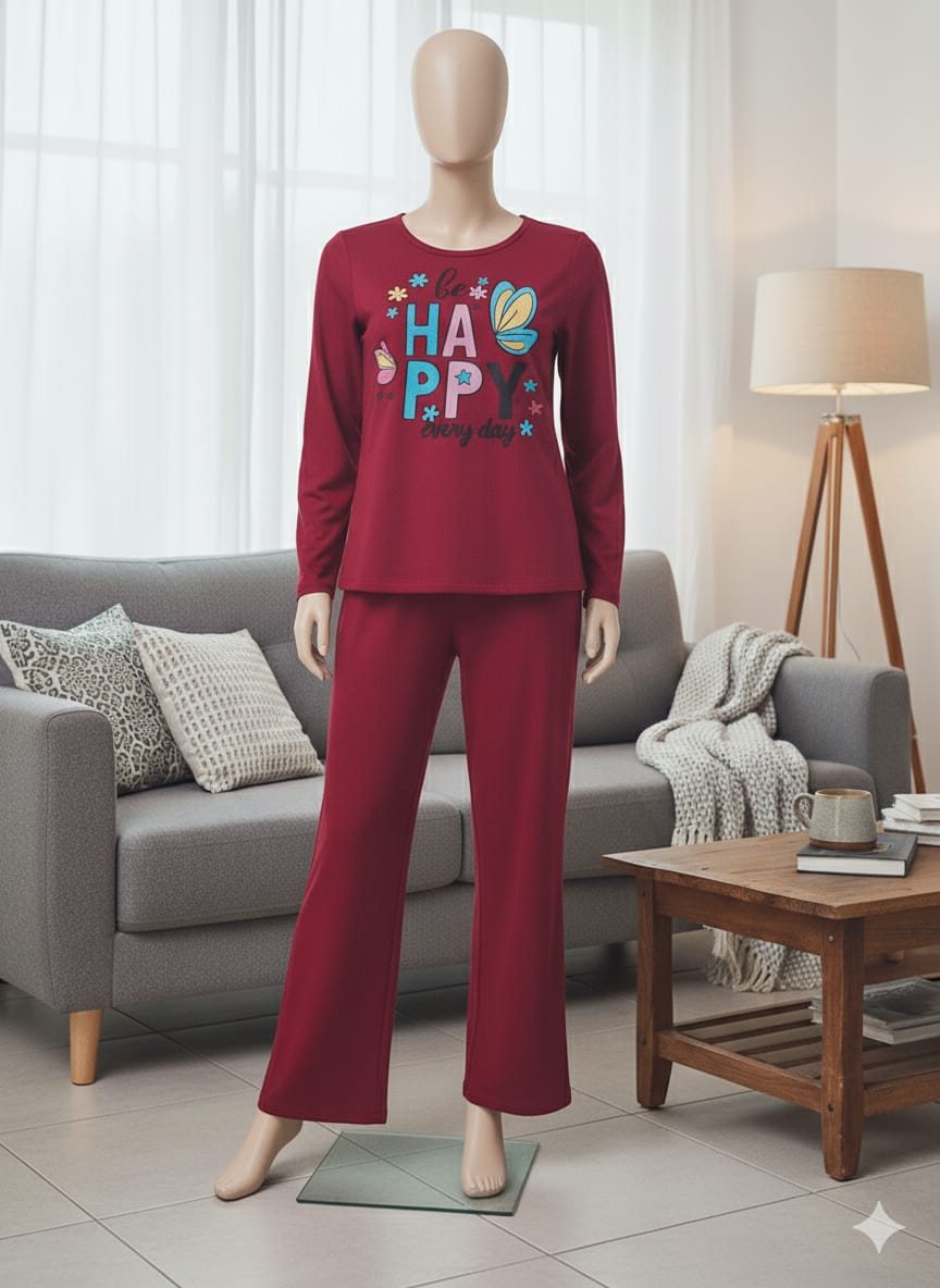Comfortable Sleepwear Set - Shirt & Trouser (Multi Color)