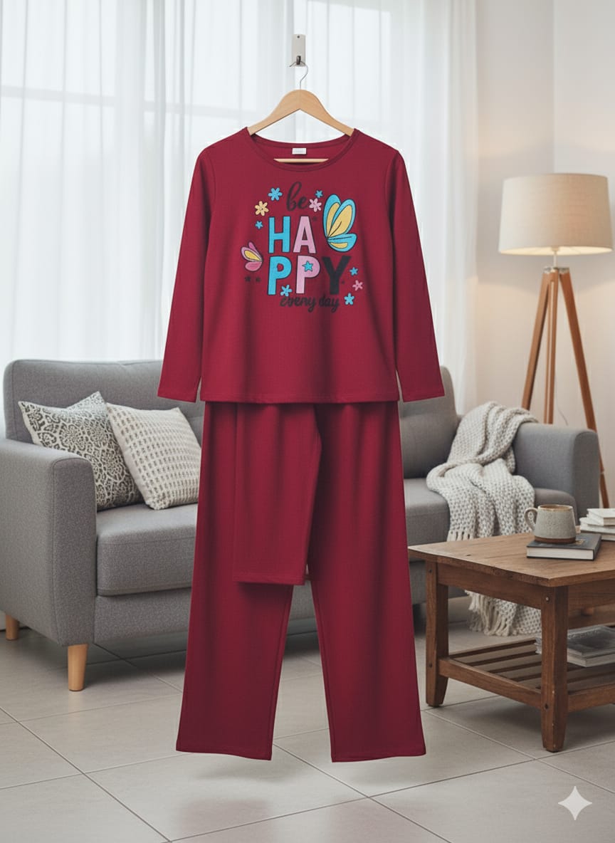 Comfortable Sleepwear Set - Shirt & Trouser (Multi Color)