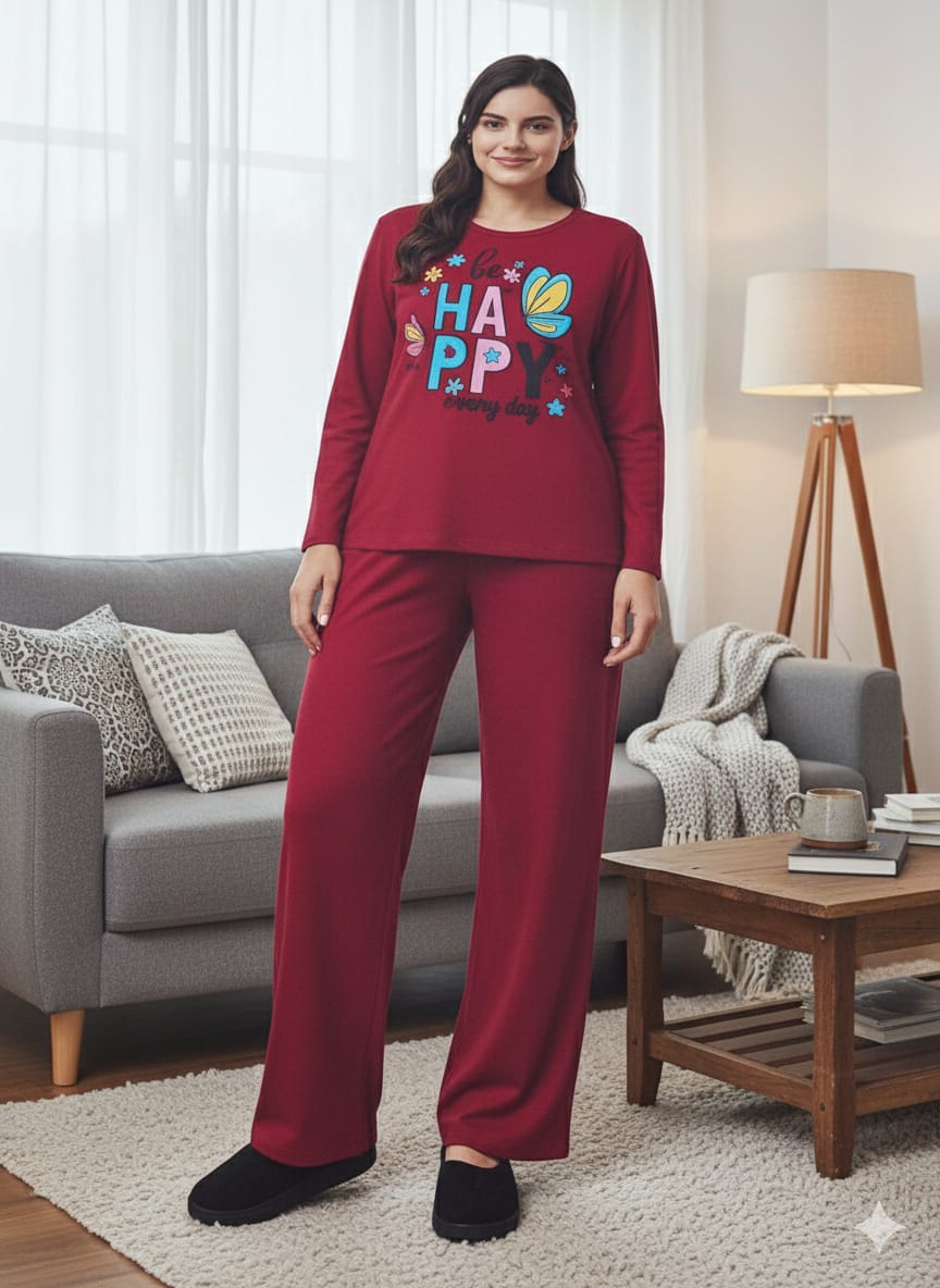 Comfortable Sleepwear Set - Shirt & Trouser (Multi Color)